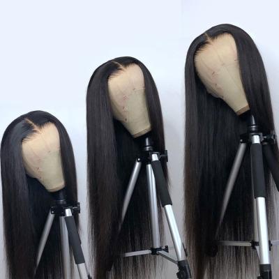 China Wholesale Straight Virgin Hair 100% Lace Wigs,Cheap HD 13x6 Human Hair Lace Front Wig,Natural Hair Wig For Black Women for sale