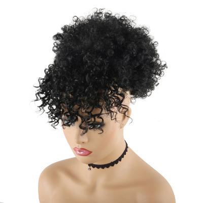 China OSETI X-Ring Hair Synthetic High Temperature Fiber Hair Extensions Kinky Curly Drawstring Ponytail Ponytail For Black Women for sale