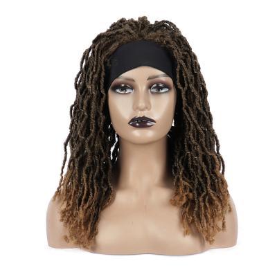 China Wholesale African Braided Bohemian Dreadlocks Dread Locs Afro Twist Wave Spring Wave Spring Headband Wigs for sale