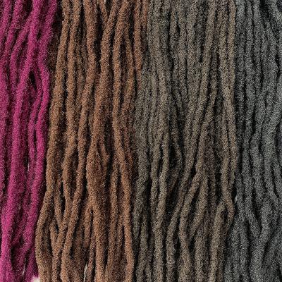 China Straight Faux Locs Crochet Goddess Straight Gypsy Bohemian Synthetic Dreadlocks Hair Extension Locs Braiding Hair for sale