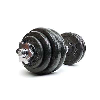 China Direct Selling Weightlifting Equipment Universal Customizable Cast Iron Dumbell Adjustab with Functional for Gym for sale