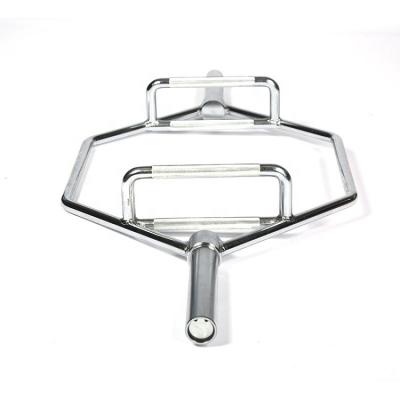 China Direct Selling Universal Training Equipmentbendingsteel Chromed Hex Trap Barbell Bars With Durable For Indoor Fitness for sale