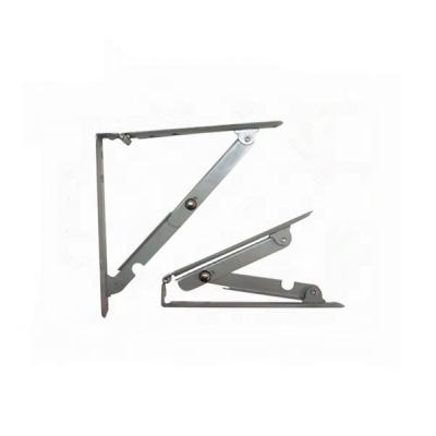 China Customized Medium Duty Folding Shelf Bracket Shelf Bracket Hardware Gray Metal for sale