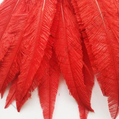 China Party/wedding/factory wholesale artificial carnival decoration/grament 20-22 inch Nandu ostrich feathers for carnival decoration for sale