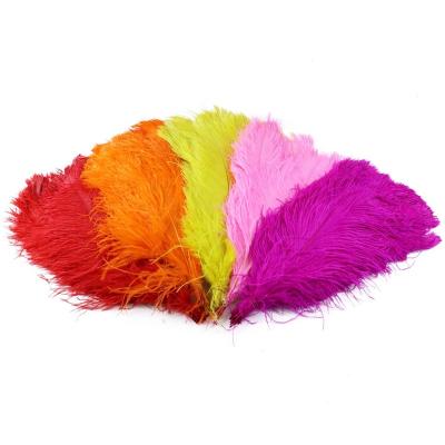 China Hot sale party/wedding/sale pole ostrich wing feather 45-50cm carnival decoration/grament large customize color for wedding carnival headdress decoration and costume for sale