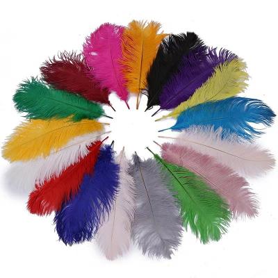 China Cheap Main Grade Feather Carnival Headdress Chosen Over Decorations 35-40cm Artificial Ostrich Feathers Top for sale