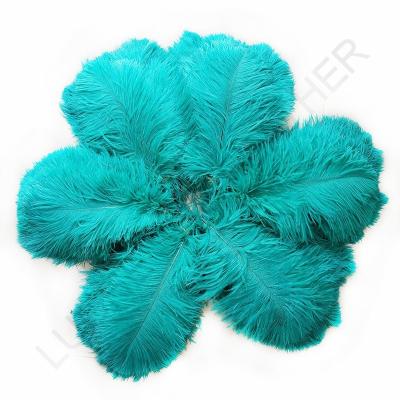 China Decorations 12-14 Inch (30-35 cm) 100 Pcs Assorted Colors Ostrich Feathers Feathers For Decoration for sale