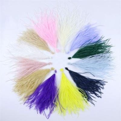 China Wholesale Party/Wedding/Carnival/Grament Decoration Multi Color 15-18 Cm Individual Bulk Ostrich Feathers for sale