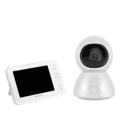 China PAN-TILT 1080P 5 Inch Video Baby Monitor Night Vision Wireless Infrared Wireless Video Camera Two Way Audio Baby Monitor for sale