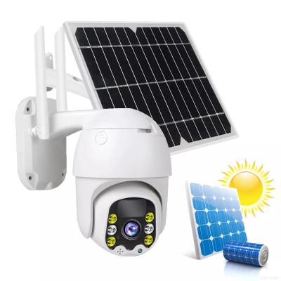 China IP PIR Human Detection Solar Camera PTZ Camera 3MP 1536P 4G Function WiFi CCTV Recording Solar Powered Wireless Video Security Camera Waterproof for sale