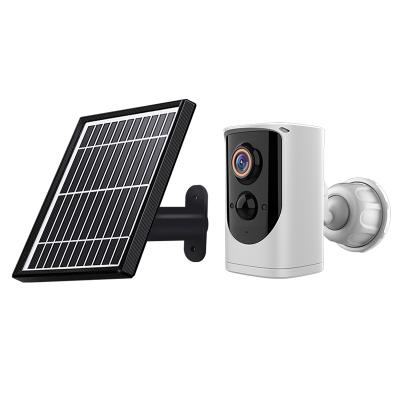 China Human Motion Tracking Battery Camera With Solar Panel IP65 WiFi Waterproof Wireless Motion Detection IP Security Camera for sale