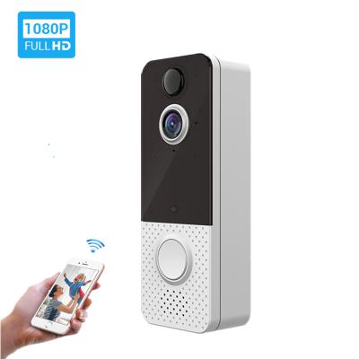 China Hottest Hotel 2021 T8 Ring Video Doorbell Camera Night Vision Wifi Phone Smart Wireless Intercom For Apartment for sale