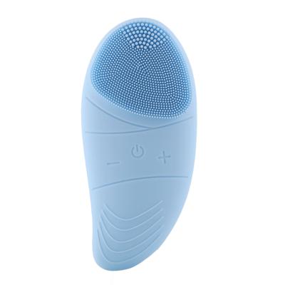 China 2021 New Silicon DEEPLY CLEANING Face Remover Brush For Face Massager Sonic Vibration Deep Clean Electric Face Beauty Cleansing Brush for sale