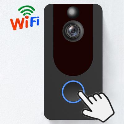 China 2021 New Wifi Version V7 Smart Security Wifi Ring Door Bell Smart Security Systems Wireless Visual Doorbell With Camera Intercom for sale