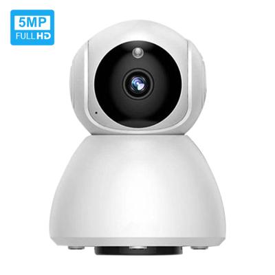 China Customized Regions 5MP Cry Alarm IP Camera WiFi Nanny CCTV Wireless Baby Monitor WiFi Motion Cam Baby Camera Night Vision Video Visual Surveillance for sale