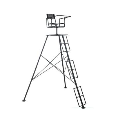 China Freestanding Single Steely Survey Tree Stand For Hunting for sale