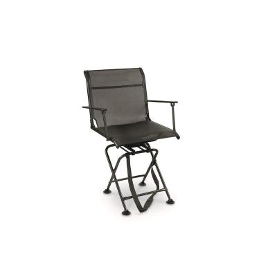 China Comfort Steel Swivel Casting Blind Chair With Armrests for sale