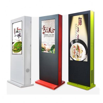 China 2000 Nissen-Videokiosk im Freien, ultra dünnes Digital-Totem im Freien mit Noten-Funktion zu verkaufen