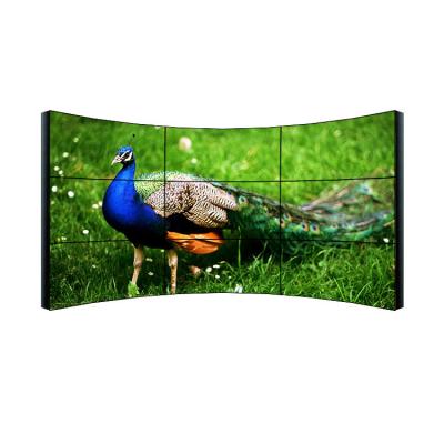 China volle Hd Lcd Anzeige 3x3, ultra schmale Einfassung kurvte Videoanzeige der wand-4k zu verkaufen