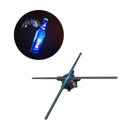 China 65cm 4 Blades Spinning Led Hologram , Holographic 3d Led Fan 450x224px Resulution for sale