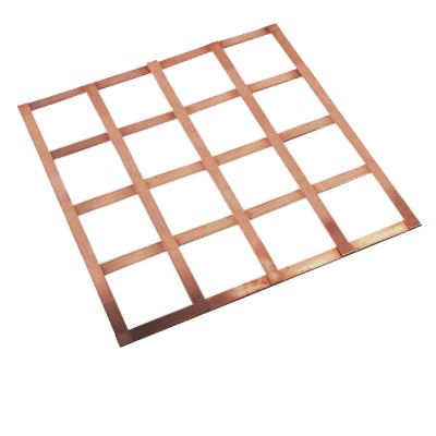 China Melt Usage Copper Strip Mat Pure Copper Earth Mat Copper Price for sale