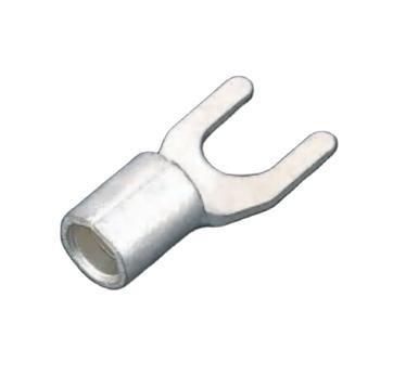 China Copper/PVC/Brass Non-Insulated Bare Block Spade Terminals 8 Stud Size Terminals Connector for sale