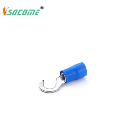 China Electrical Copper/PVC/Brass PVC Insulated Lug Terminals Crimping Lugs for sale