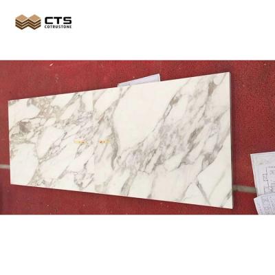 China Modern Popular Indoor Decoration Building Gold White Marble for sale