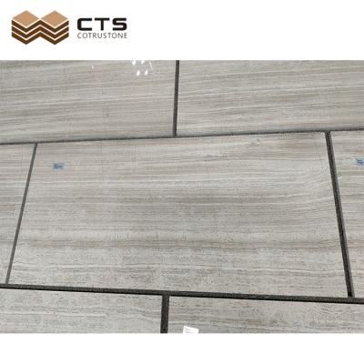 China Modern Wholesale Custom Gray Cheap Price Gray Marble Wood Veins Of Size Building Material for sale