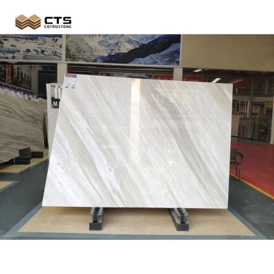 China Modern luxury interior decoration Earl material White Marble for sale