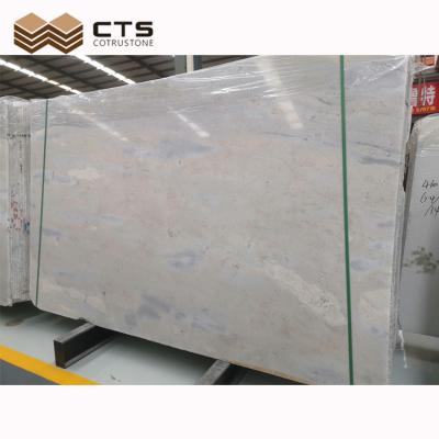 China Modern Customized Blue Shade Marble Slab For Interior Dining Table By Sqm Price for sale