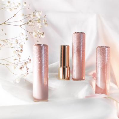 China Hot Selling Empty Cosmetics Lipstick Tube Lipstick Tube Pink Lipstick Tube Private Label for sale