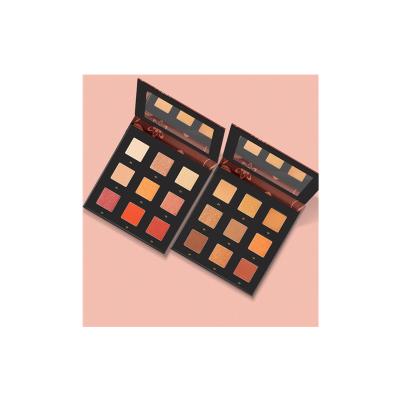 China Waterproof 9 Colors Eye Shadow Palette Eye Shadow Cosmetics Eyeshadow Palette With Mirror for sale