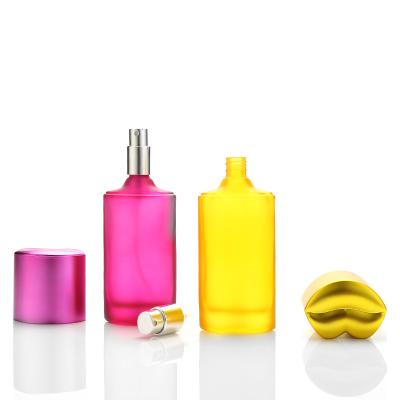 China Color 40ml matte refinable glass cosmetic clear perfect spray bolts empty cosmetic container for travel for sale