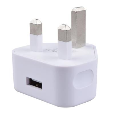 China UK Mobile Phone Charger For iPhone 3 Pins UK Plug USB Wall Charger 5V 1A 2A 5W 10W Single Dual USB UK Charger Power Adapter for sale