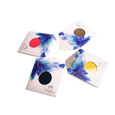 China Custom Envelope Mini Make Up Pan With Single Window Paper Pallet Packaging Cheap Wholesale Clear Environment Friendly for sale