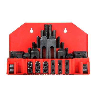 China Factory High Quality 58 Pcs CNC Machine Tools Clamping Kits With Metal Stand for sale