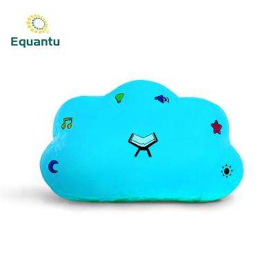 China Quran inside Islam Ramadan Gift Cloud And Star Led Night Light Quran Pillow Surah Sound Kids Toys Rest Quran Player for sale