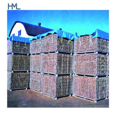 China Warehouse Custom Galvanized Steel Strong Logistics Warehouse Stacking Container For Agriculture Industry for sale