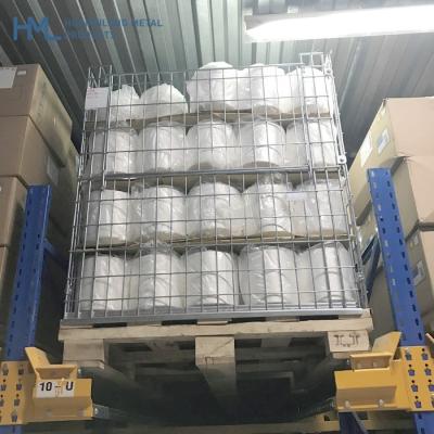 China High Quality Customized Warehouse Stackable Collapsible Storage Wire Mesh Industrial Customized Euro Cage With Pallet Wood Manufacturing for sale