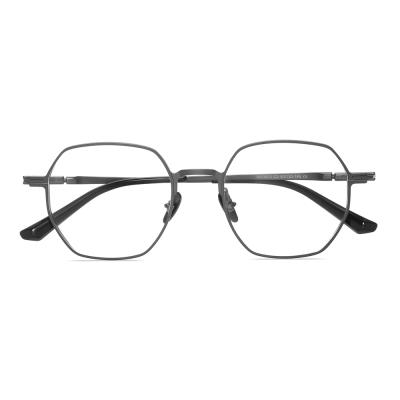 China Fashion Progressive Oversized Aluminum Frame Polygon BW3003 Prescription Optical Glasses for sale