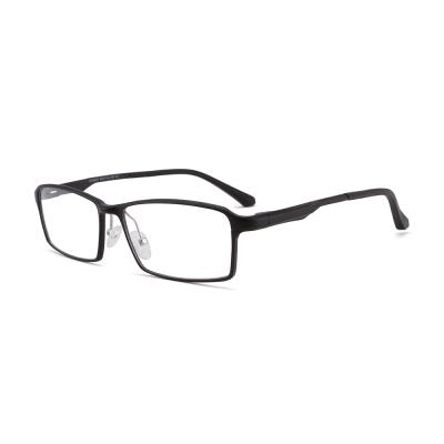 China High quality unsiex CX6287 cool aluminum half-frame rectangular aluminum optical glasses for sale