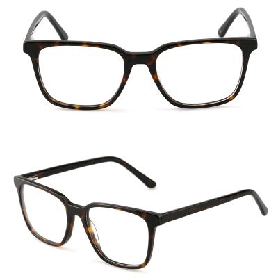 China ACETATE G6003 Square Optical Full Frame High End Acetate Glasses for sale