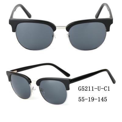 China Fashion sunglasses acetate sunglasses polarized uv400 sunglasses lens in stock ready made for sale