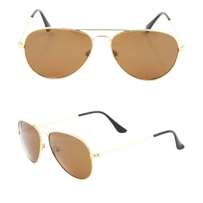 China Fashion Polarized Sunglasses PP3002T Double Bridge Pilot Frame Titanium Sunglasses for sale