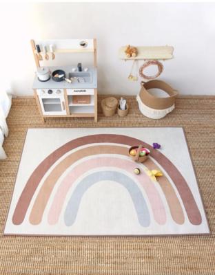 China New-fashion Nordic Rai*bow Rug Room Crawling Rug Children's Crawling Floor Mat Children's Floor Rug Crawling Mat New-fashion Insti Room Cute Baby Play Mat for sale