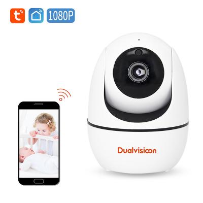 China PAN-TILT 360 degree tuya baby motion monitor 1080P hd night vision AI wireless wifi vava baby camera wireless smart monitor for sale