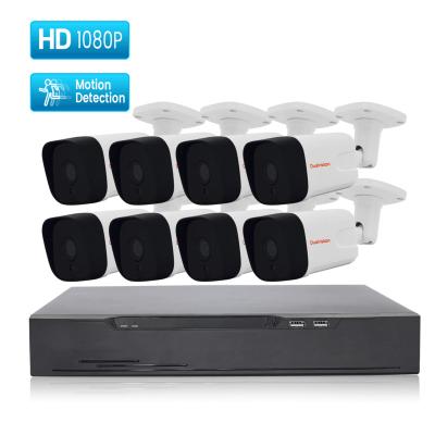 China NIGHT VISION Remote Smart Home Security Camera System Outdoor Waterproof 8ch View Camera Set 8 Channel HD IP POE CCTV Surveillance NVR Kit for sale