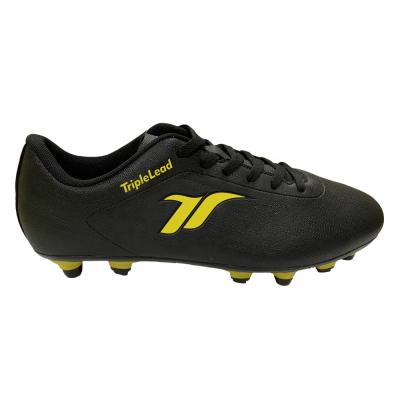 China Fashion Factory Customize Black Shoes Football Soccer Shoes Soccer Boots Shoes for sale