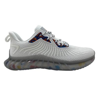 China New fashion trend design walking shoes OEM anti slip sneakers silicon printing upper sports shoes for sale